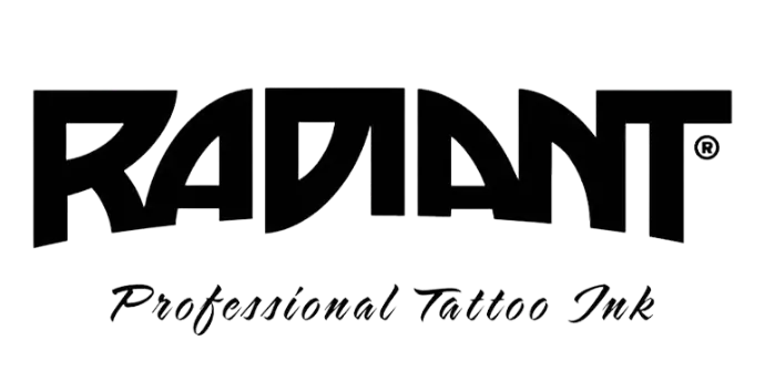 Logo Radiant Ink - producent tuszu do tatuażu